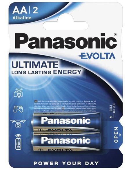 Батарейки Panasonic LR6EGE, AA, 2шт.