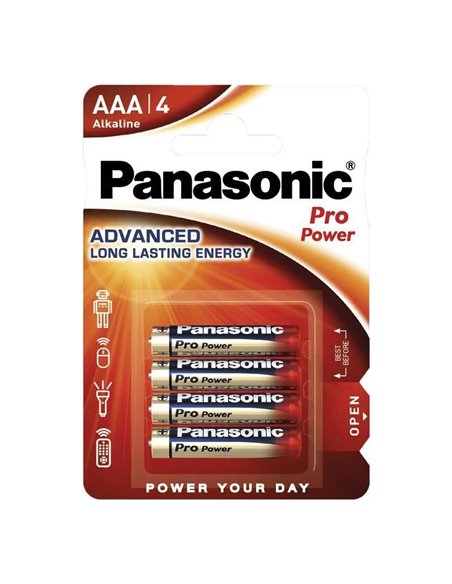Батарейки Panasonic LR03XEG, AAA, 4шт.