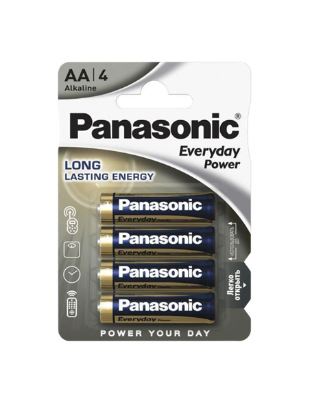 Батарейки Panasonic LR6REE, AA, 4шт.
