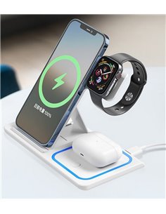 Încărcător wireless XO WX023, 15W, Alb 2