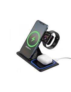 Încărcător wireless XO WX023, 15W, Negru 2