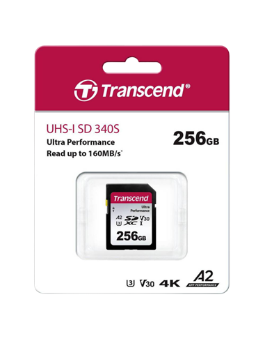 Card de Memorie Transcend SDXC 340S, 256GB (TS256GSDC340S)