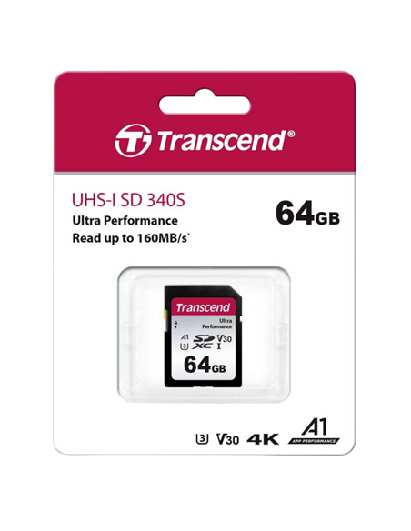 Card de Memorie Transcend SDXC 340S, 64GB (TS64GSDC340S)
