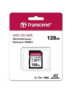 Карта памяти Transcend SDXC 340S, 128Гб (TS128GSDC340S) 2