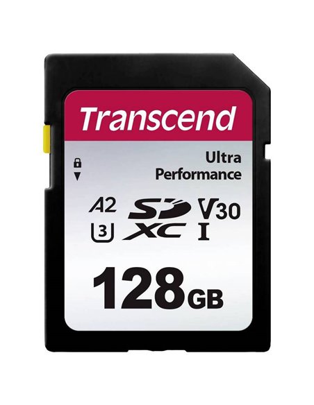 Карта памяти Transcend SDXC 340S, 128Гб (TS128GSDC340S)