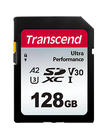 Карта памяти Transcend SDXC 340S, 128Гб (TS128GSDC340S)