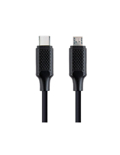 Cablu încărcare și sincronizare Cablexpert CC-USB2-CMMBM-1.5M, USB Type-C/micro-USB, 1,5m, Negru