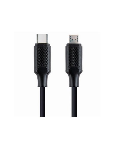 Кабель для зарядки и синхронизации Cablexpert CC-USB2-CMMBM-1.5M, USB Type-C/micro-USB, 1,5м, Чёрный