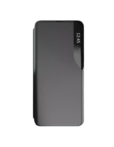 Husă tip carte Xcover Samsung Galaxy A03 - Soft Book View Series, Negru