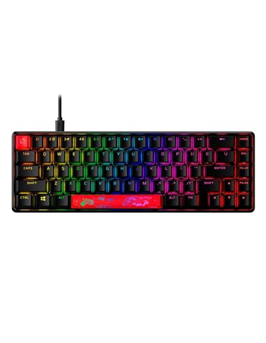 Клавиатура HyperX Alloy Origins 65, Проводное, Чёрный