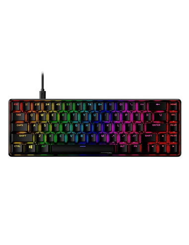 Клавиатура HyperX Alloy Origins 65, Проводное, Чёрный