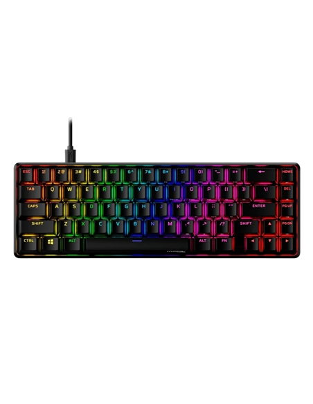 Клавиатура HyperX Alloy Origins 65, Проводное, Чёрный