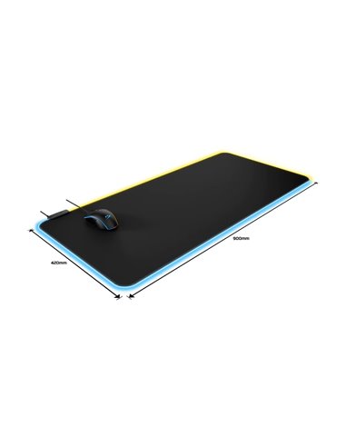Mouse Pad pentru jocuri HyperX Pulsefire Mat, Extra Large, Negru