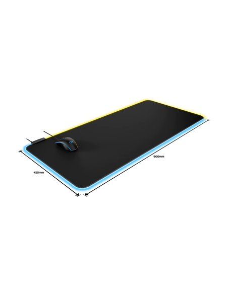 Игровой коврик для мыши HyperX Pulsefire Mat, Extra Large, Чёрный