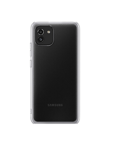 Husă Xcover Samsung Galaxy A03 - Soft Touch (Microfiber), Negru
