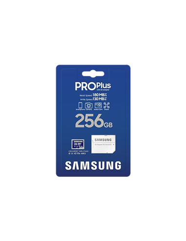 Карта памяти Samsung PRO Plus MicroSD, 256Гб (MB-MD256SA/KR)