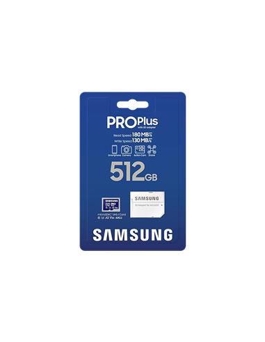 Карта памяти Samsung PRO Plus MicroSD, 512Гб (MB-MD512SA/KR)