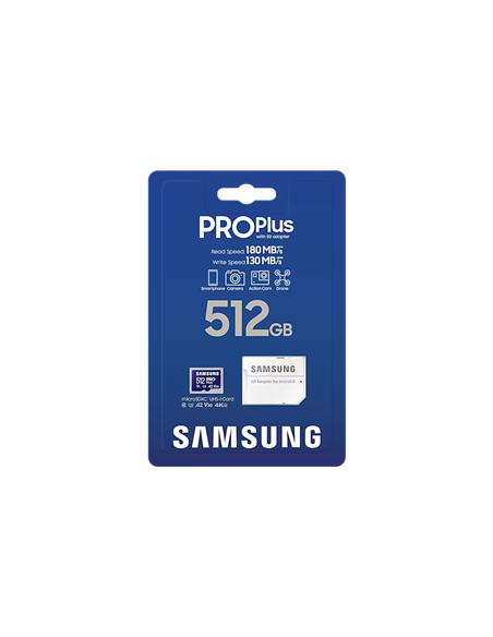 Card de Memorie Samsung PRO Plus MicroSD, 512GB (MB-MD512SA/KR)