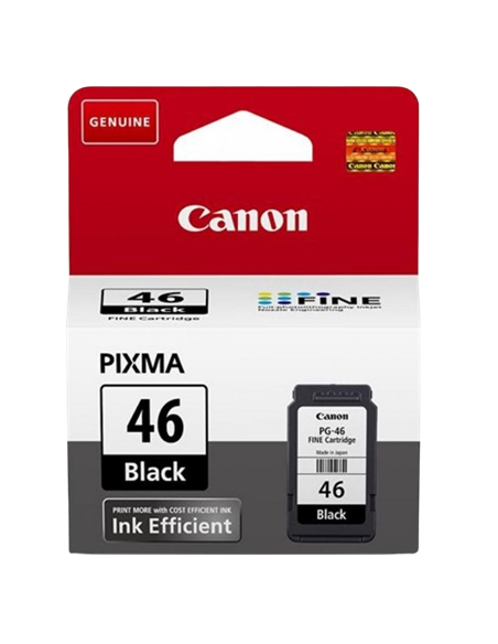 Картридж чернильный Canon PG-46, 15мл, Черный
