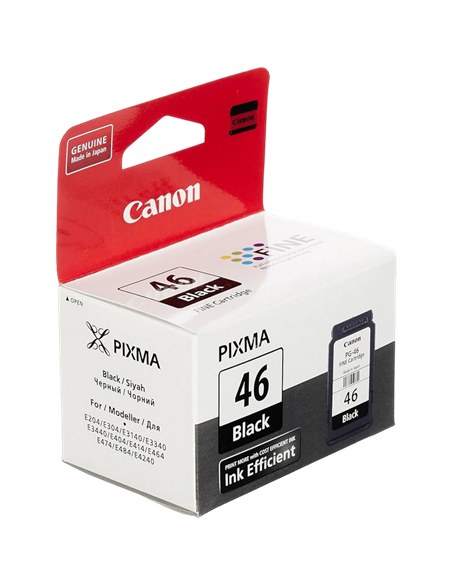 Картридж чернильный Canon PG-46, 15мл, Черный
