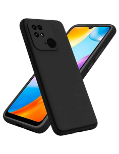 Husă tip carte Xcover Xiaomi Redmi 10C - Soft Touch (Microfiber), Negru 2