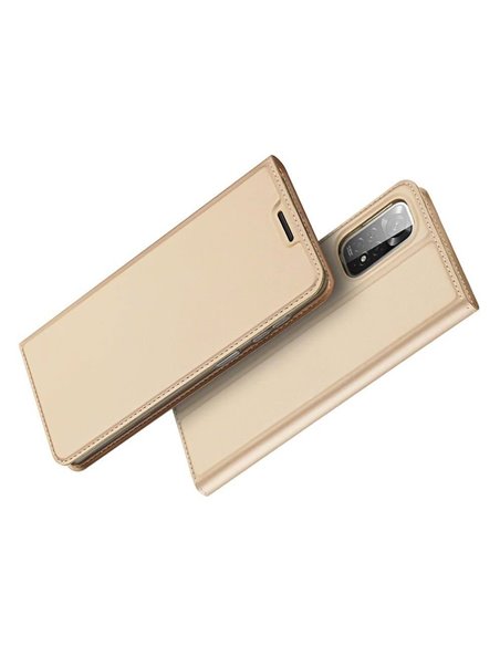 Husă tip carte Xcover Redmi Note 11 - Soft Book, Auriu