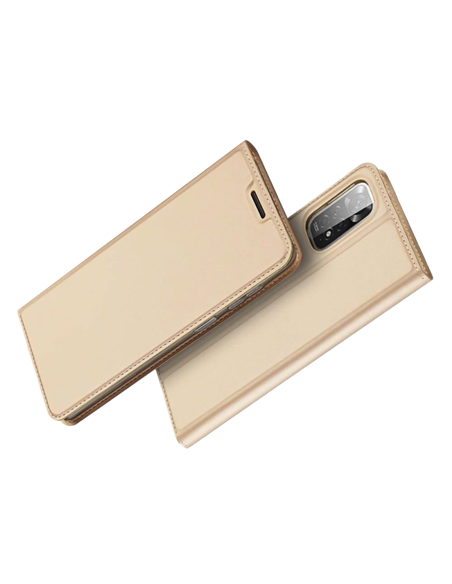 Husă tip carte Xcover Redmi Note 11 - Soft Book, Auriu