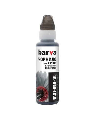 Контейнер с чернилами Barva E101-558, 100мл, Черный