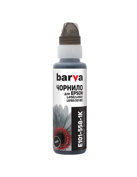 Контейнер с чернилами Barva E101-558, 100мл, Черный