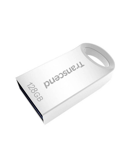 USB Flash накопитель Transcend JetFlash 710, 128Гб, Серебристый