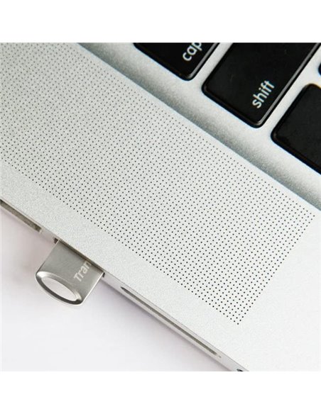 USB Flash накопитель Transcend JetFlash 710, 32Гб, Серебристый