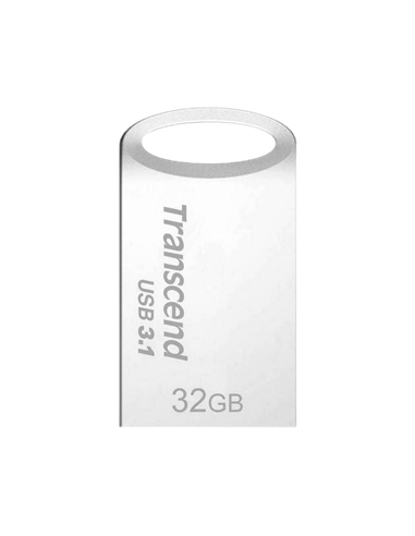 USB Flash накопитель Transcend JetFlash 710, 32Гб, Серебристый