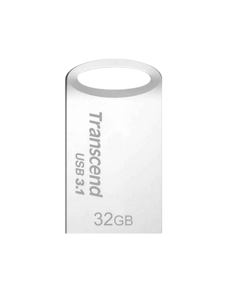 USB Flash накопитель Transcend JetFlash 710, 32Гб, Серебристый