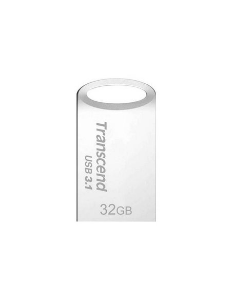 USB Flash накопитель Transcend JetFlash 710, 32Гб, Серебристый