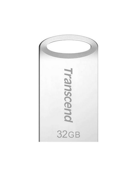 USB Flash накопитель Transcend JetFlash 710, 32Гб, Серебристый