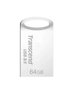 USB Flash накопитель Transcend JetFlash 710, 64Гб, Серебристый