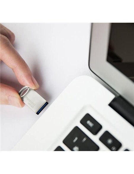 USB Flash накопитель Transcend JetFlash 710, 64Гб, Серебристый