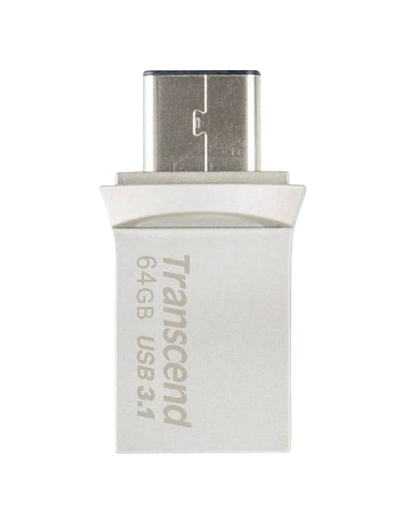 Memorie USB Transcend JetFlash 890, 64GB, Argintiu