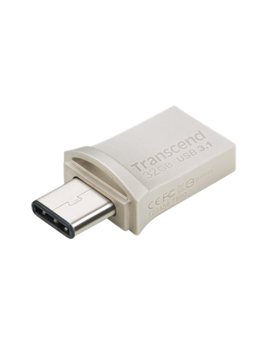 Memorie USB Transcend JetFlash 890, 32GB, Argintiu