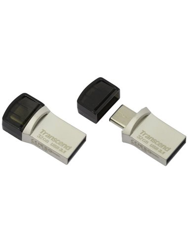 Memorie USB Transcend JetFlash 890, 32GB, Argintiu