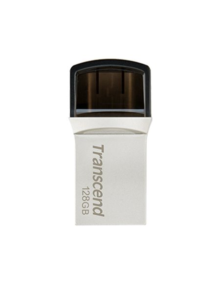 Memorie USB Transcend JetFlash 890, 128GB, Argintiu