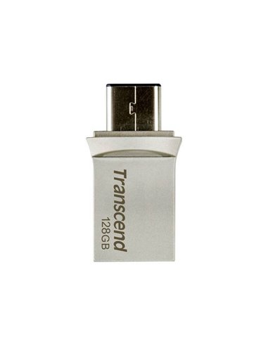 USB Flash накопитель Transcend JetFlash 890, 128Гб, Серебристый