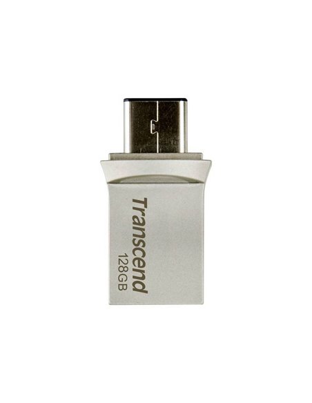 USB Flash накопитель Transcend JetFlash 890, 128Гб, Серебристый
