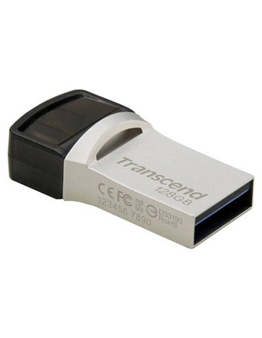 Memorie USB Transcend JetFlash 890, 128GB, Argintiu