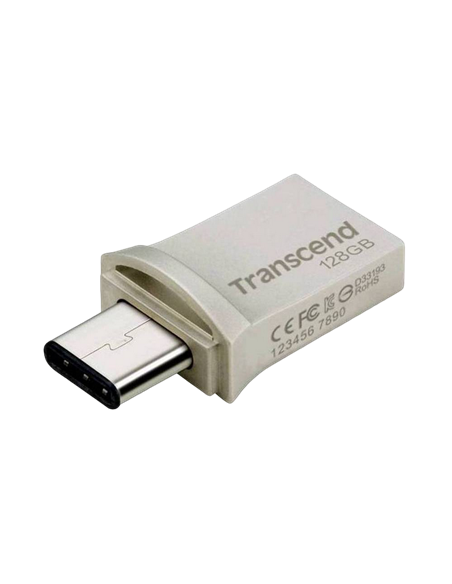 Memorie USB Transcend JetFlash 890, 128GB, Argintiu
