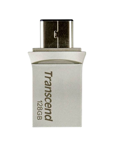 Memorie USB Transcend JetFlash 890, 128GB, Argintiu