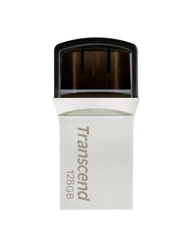 Memorie USB Transcend JetFlash 890, 128GB, Argintiu