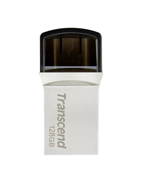 Memorie USB Transcend JetFlash 890, 128GB, Argintiu