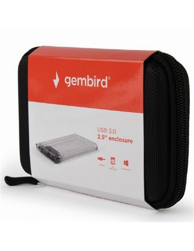 Carcasă externă Gembird EE2-U3S9-6, Transparent (EE2-U3S9-6)