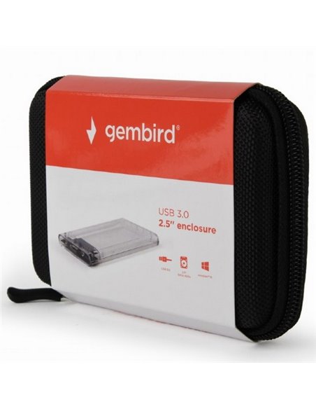 Carcasă externă Gembird EE2-U3S9-6, Transparent (EE2-U3S9-6)